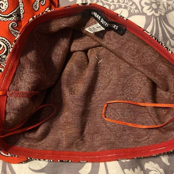 UO Kristy Paisley Printed Tube Dress Urban Outfitters Small - Picture 7 of 9